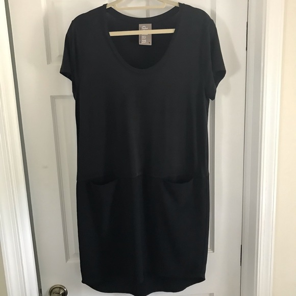 Dolan Anthropologie black Loren tunic dress M - Picture 3 of 9